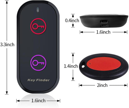 Key Finder, Item Finders & Trackers 131Ft Range Remote Finders with Sound, Wireless Wallet Finders Locator Tag for Finding Key Remote Wallet Pet Phone Glasses