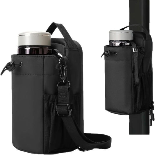 Magnetic Gym Bag, Gym Magnetic Water Bottle Holder Bag with Phone Pockets & Accessories Organizer, Sling Bag with Adjustable Strap for Men/Women Gym Accessories Organizer