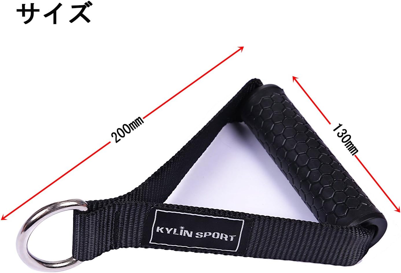 Upgraded Cable Machine Attachments Resistance Bands Handles Grips Fitness Strap Stirrup Handle Cable Attachment Silicon Grip with Metal Carabiner Colorful Version