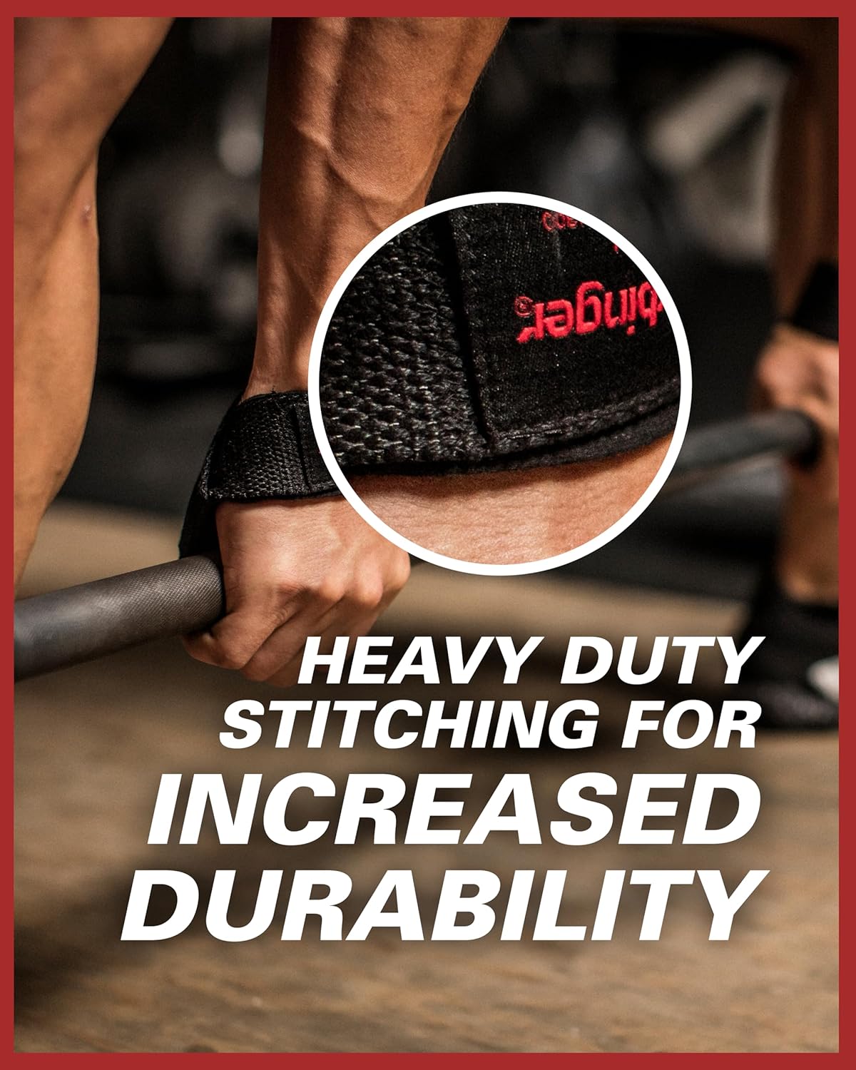 Padded Cotton Lifting Straps with Neotek Cushioned Wrist (Pair)