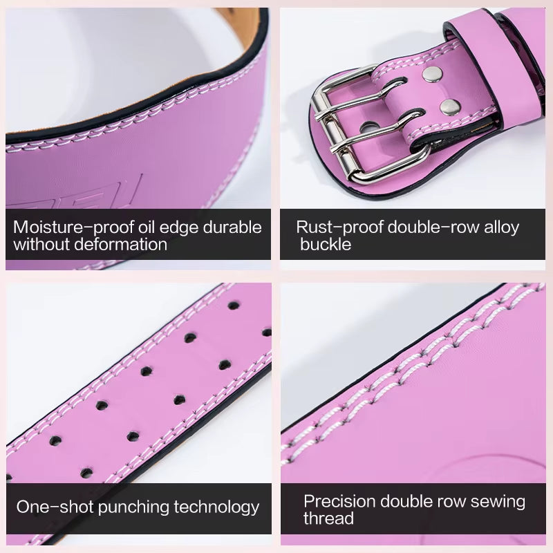 Weight Lifting Belts 15Cm Width for Men Women, Gym Fitness Squats Belt Back Support for Powerlifting, Cross Training, Workout