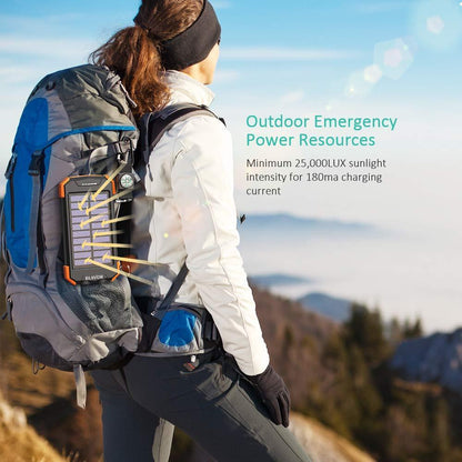 Solar Power Bank Qi Portable Charger by BLAVOR Solar Charger&Power Bank-1 NEW